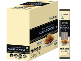 Chung Jung One O'Food Organic Glass Noodles 12 Pack, Gluten-Free Korean Sweet Potato Noodles, Vegan, No Sodium, No Sugar, Rice and Pasta Alternative